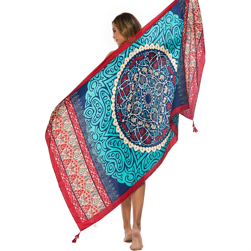 Cover Up Kaftan - 2018 Baru 90X180 Cm Katun Twill