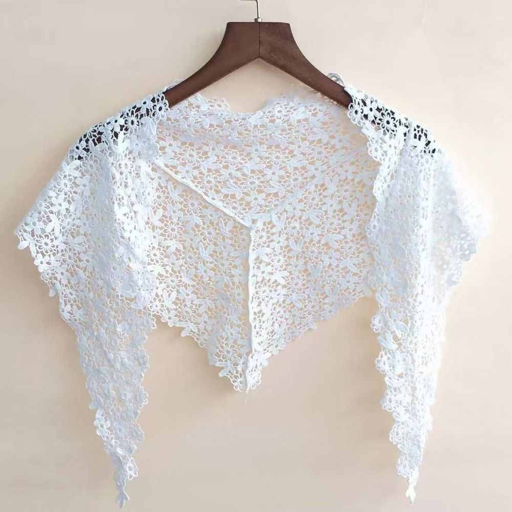 Syal renda bunga berbahan jari - Headband Summer Knit ulasan dan harga