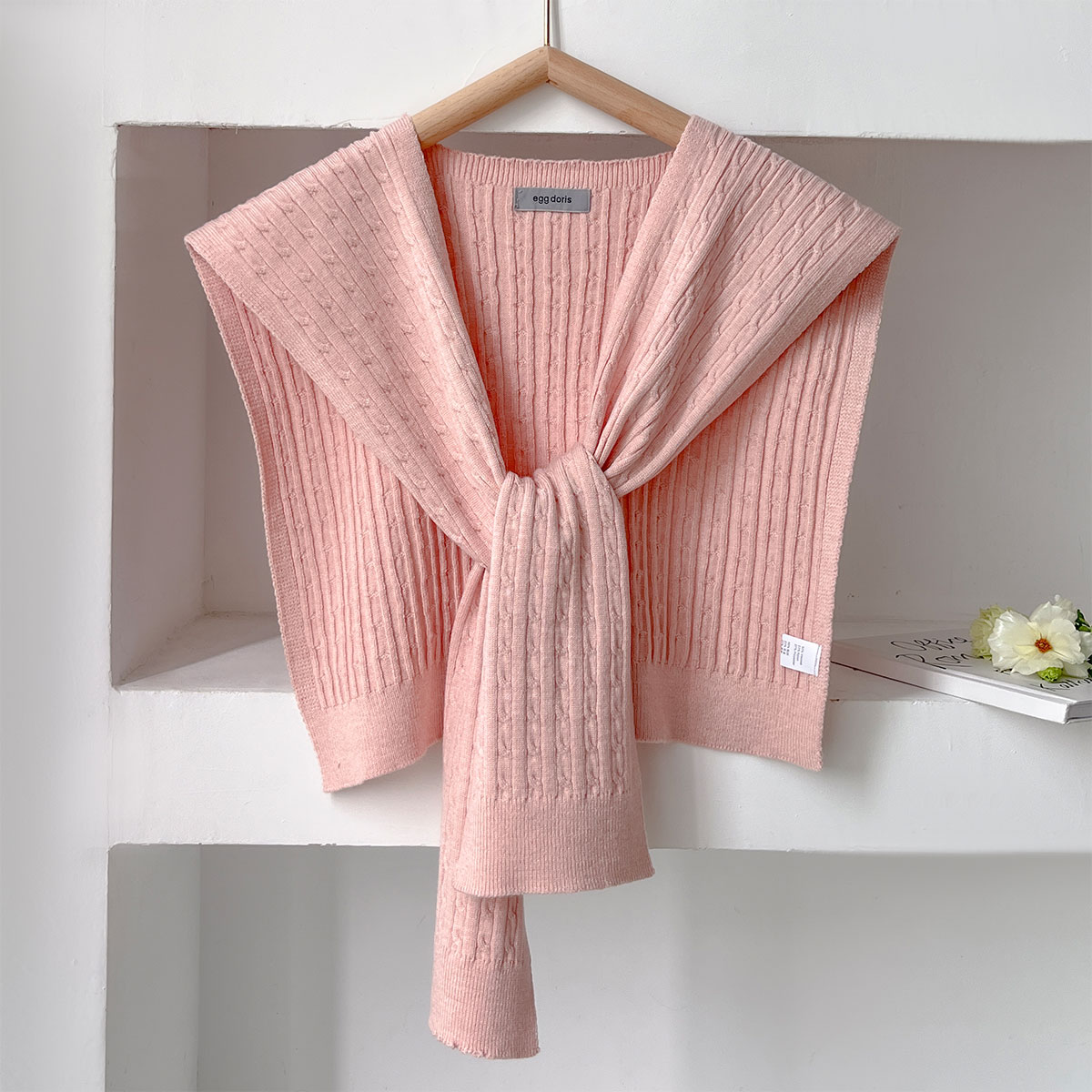 Syal Rajut Musim Gugur Korea B - Blouse Off Shoulder ulasan dan harga